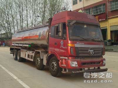 程力威牌CLW5311GYYLB5型铝合金运油车-图片1