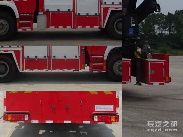 楚胜牌CSC5151TXFJY80/Z型抢险救援消防车-侧后防护