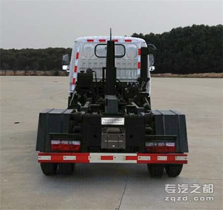 虹宇牌HYS5040ZXXE6型车厢可卸式垃圾车-后部图片