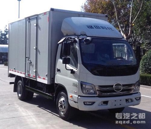 福田牌BJ5043XXY9JDA-01型厢式运输车-图片1