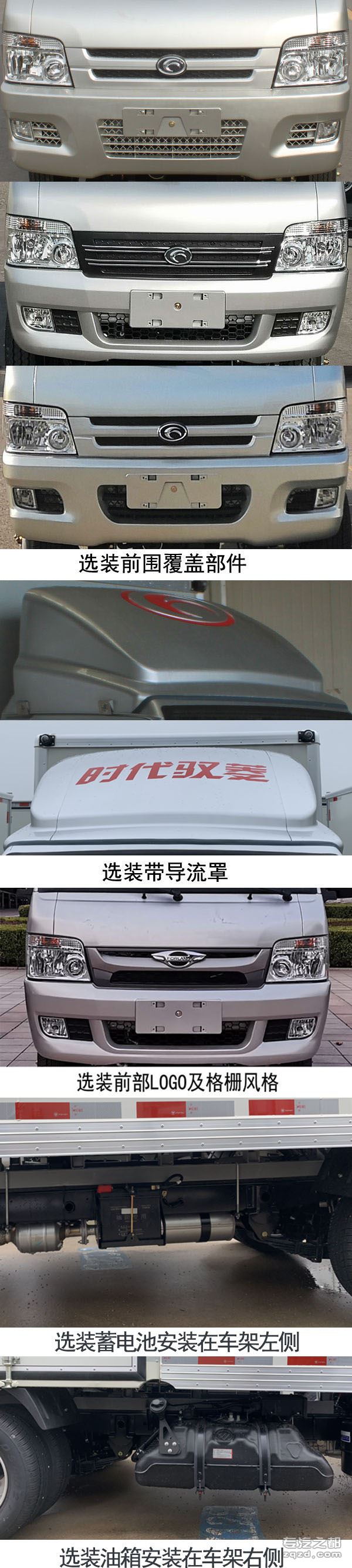 福田牌BJ5030XXY4AV4-51型厢式运输车-图片2