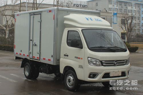 福田牌BJ5021XXY0JV4-55型厢式运输车-图片1