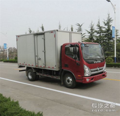 福田牌BJ5048XXY8JEA-AB2型厢式运输车-图片1