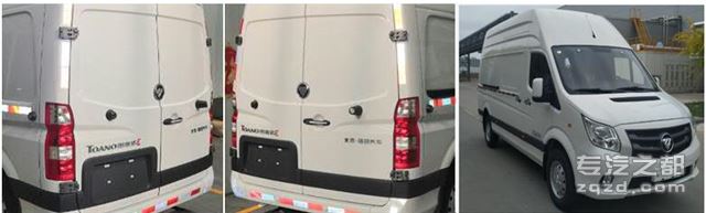 福田牌BJ5048XXY-M6型厢式运输车-图片3