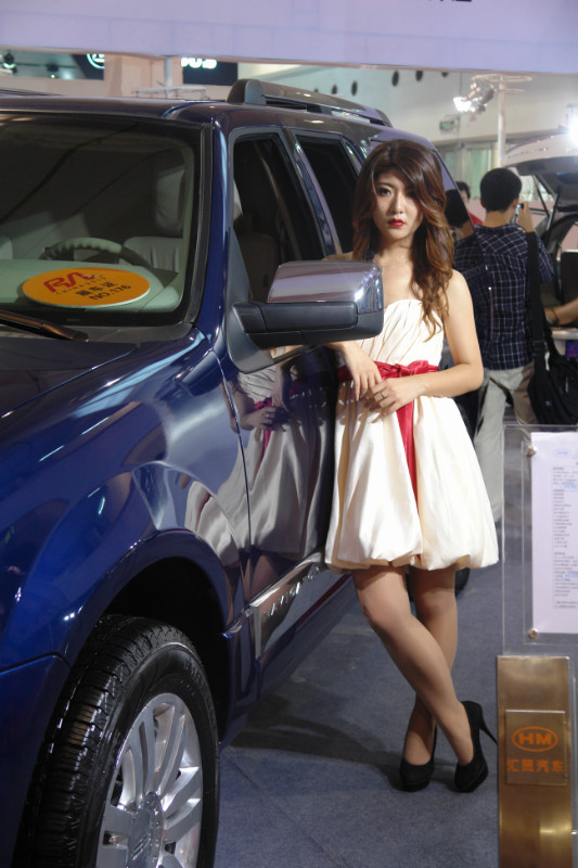 第八届上海国际汽车改博会美女车模