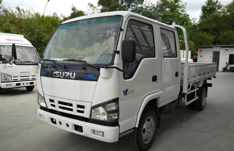 > 庆铃 五十铃600p 120马力 3.235米双排栏板轻卡