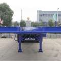 华威三轴集装箱平板运输车（蓝） 第2张照片