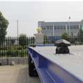 华威三轴集装箱平板运输车（蓝） 第9张照片