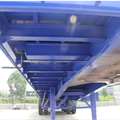 华威三轴集装箱平板运输车（蓝） 第11张照片