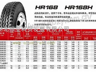供应双星东风全钢载重子午线轮胎/HR168/HR168H