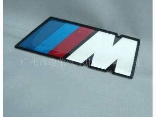 宝马M滴胶车标-M标牌-宝马标志-改装M标-宝马M