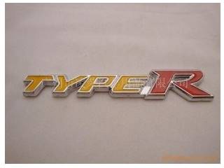 汽车车标-TYPER金属改装车标-车标贴-电镀车标