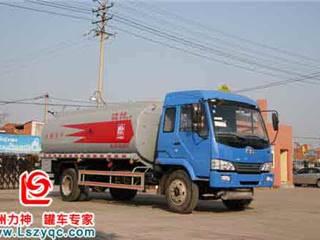 供应解放两轴易燃SLS5163GRYC液体罐式运输车