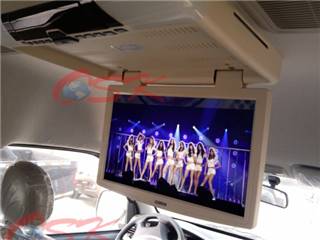15.6寸吸顶车载显示器 汽车液晶电视屏 客车显示器折叠大巴显示器
