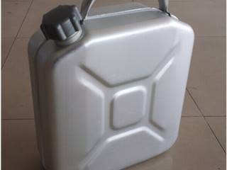 供应10升备用防爆加厚铝油桶加油箱柴油桶汽油桶加水油壶