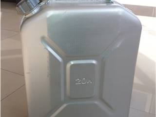 供应20升备用防爆加厚铝油桶加油箱柴油桶汽油桶加水油壶
