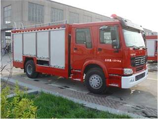 天河牌LLX5133TXFHJ90H型化学事故抢险救援消防车