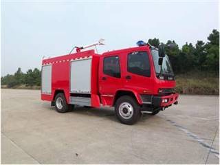 天河牌LLX5153GXFPM60L型泡沫消防车