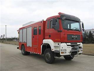 捷达消防牌SJD5160TXFJY100M型抢险救援消防车