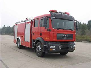 捷达消防牌SJD5160GXFPM50M型泡沫消防车