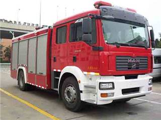 捷达消防牌SJD5160GXFPM50M1型泡沫消防车