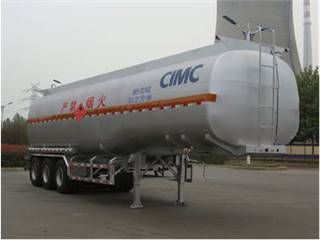 凌宇牌CLY9406GRYA型易燃液体罐式运输半挂车