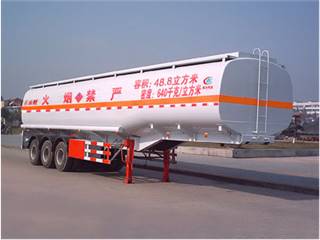 程力威牌CLW9400GRYA型易燃液体罐式运输半挂车