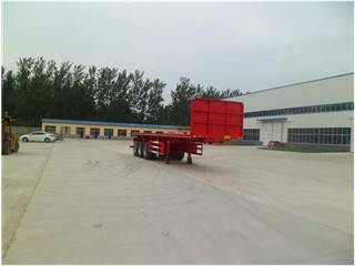 华鲁业兴 11米 33吨 3轴 平板自卸半挂车 HYX9402ZZXP