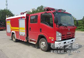 五十铃3.5吨泡沫消防车HXF5101GXFPM30