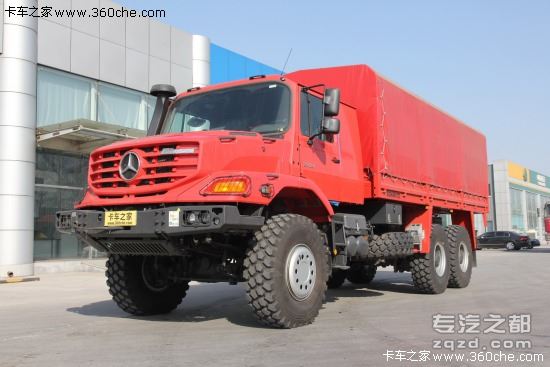 供蒙古人出游 奔驰Zetro定制版六驱卡车