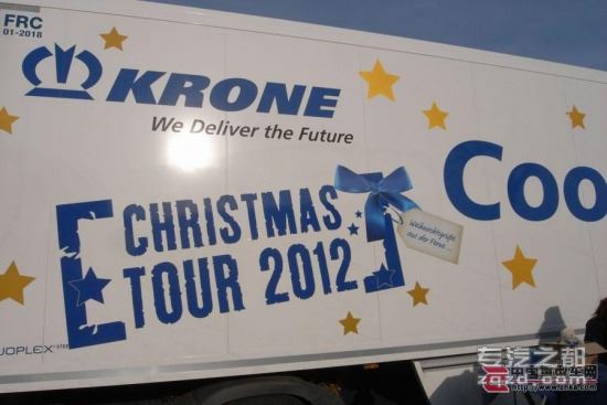 添新年气氛 Krone挂车举行2012圣诞之旅