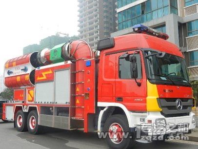 湖南湘潭消防正负压排烟消防车正式执勤