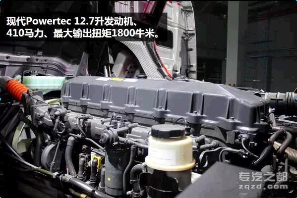 上海车展：现代创虎410马力载货车亮相