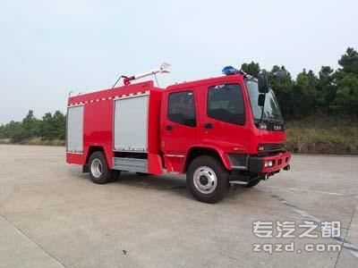 天河牌LLX5153GXFPM60L型泡沫消防车