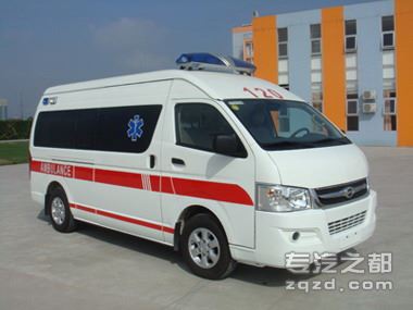 海格牌KLQ5030XJHQ型救护车