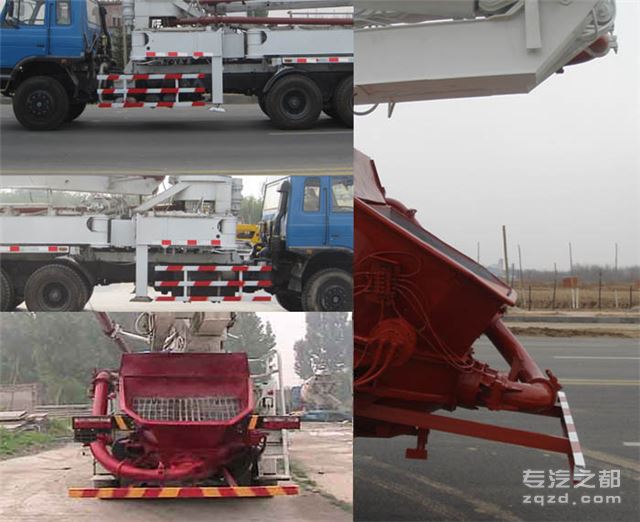 楚风牌HQG5250THBGD3型车载式混凝土泵车