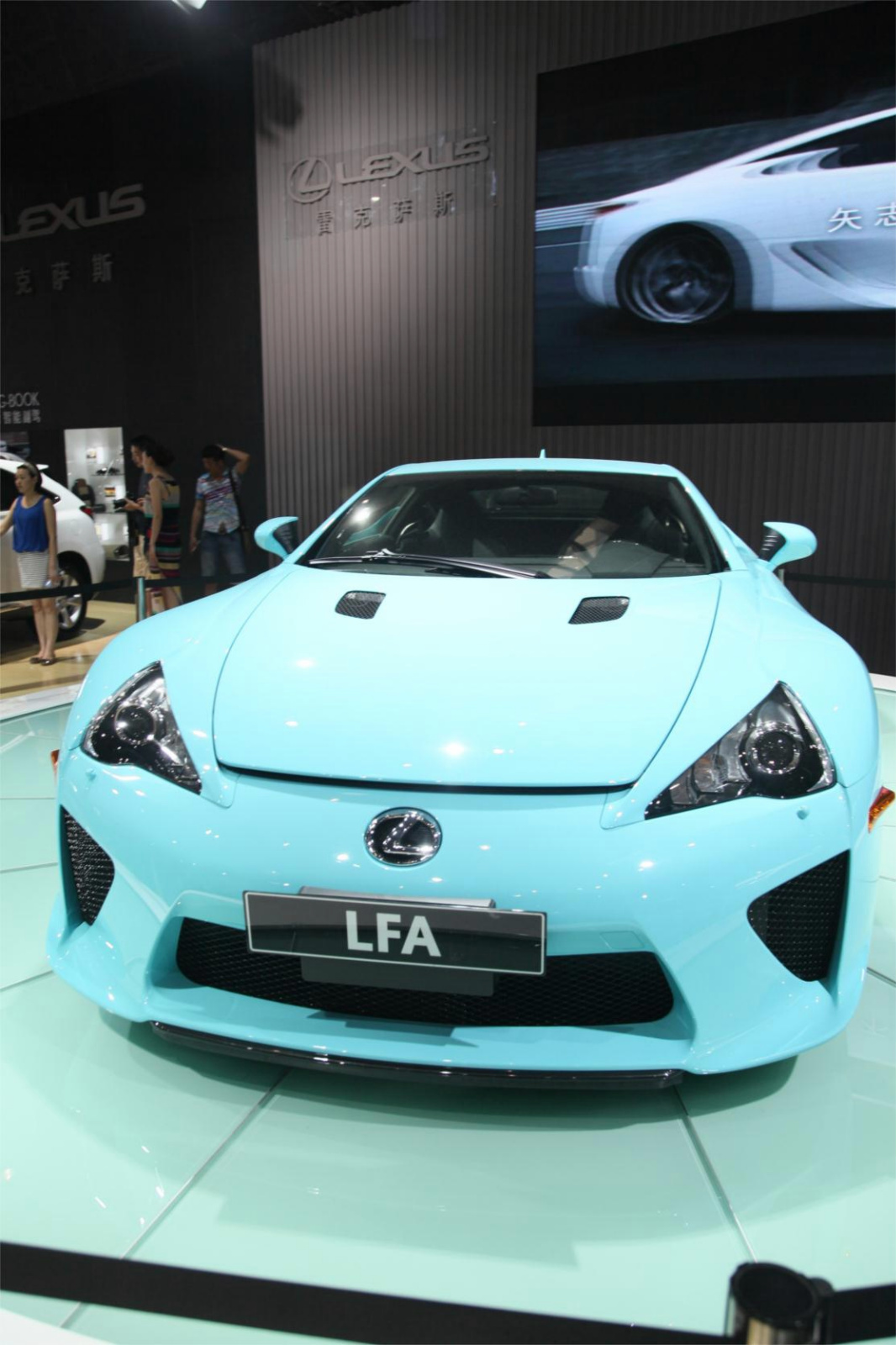 2013重庆国际汽车工业展：雷克萨斯LFA系列超级跑车